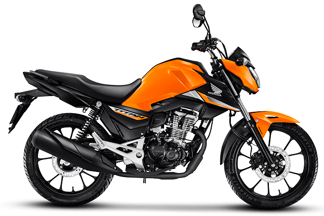 A CG 160 Titan 2025 chegou cheia de estilo, robustez e tecnologia! Com um design pensado para você, ela oferece novas cores: Vermelho, Preto e Laranja. Sinta a emoção de dominar a cidade com a sua CG Titan!