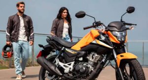 A CG 160 Titan 2025 chegou cheia de estilo, robustez e tecnologia! Com um design pensado para você, ela oferece novas cores: Vermelho, Preto e Laranja. Sinta a emoção de dominar a cidade com a sua CG Titan!